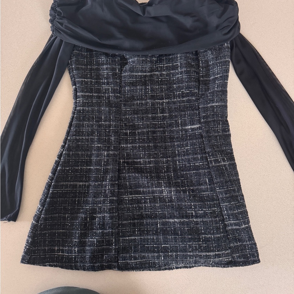 Elegant Black Off-Shoulder Dress